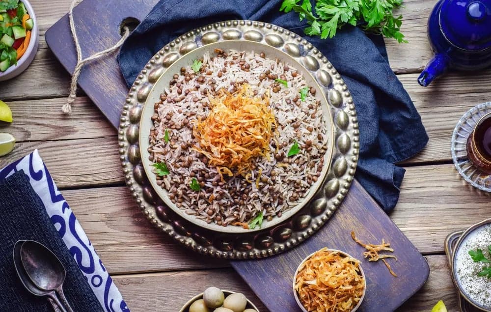 Salad gạo lứt và đậu lăng: món Pháp lành mạnh và thanh mát